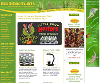 Tablet Screenshot of bugbitingplants.com